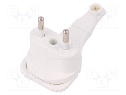 Connector: AC supply; plug; Layout: 2P; Type: flat,ultra flat; 6A