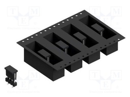 Connector: pin strips; pin header; male; PIN: 4; 2.54mm; SMT; 1x4