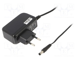 Power supply: switched-mode; 9VDC; 2A; Out: 5,5/2,5; 18W; Plug: EU