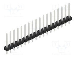Connector: pin strips; pin header; male; PIN: 18; 2.54mm; THT; 1x18