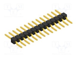 Connector: pin strips; pin header; male; PIN: 14; 2.54mm; SMT; 1x14