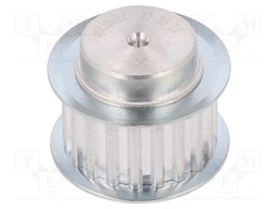 Belt pulley; T5; W: 16mm; whell width: 27mm; Ø: 31mm; aluminium; ZRS