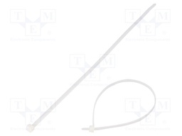 Cable tie; L: 300mm; W: 4.6mm; natural