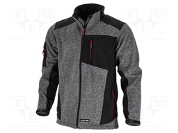 Work jacket; Size: XL; grey-black; without a hood; 400g/m2