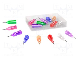 Needle: steel; Size: 18,20,21,22,23,25,27,30; straight; 16pcs.