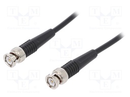 Test lead; 2m; black; Structure: 2x BNC female plug; Band: ≤1GHz