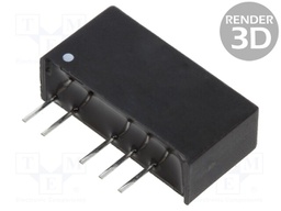 Converter: DC/DC; 1W; Uin: 4.5÷5.5V; Uout: 12VDC; Uout2: -12VDC; DIP