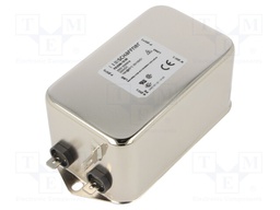 Filter: anti-interference; one-phase; 250VAC; Cx: 1uF; Cy: 10nF