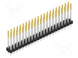 Connector: pin strips; pin header; male; PIN: 42; 2.54mm; THT; 2x21