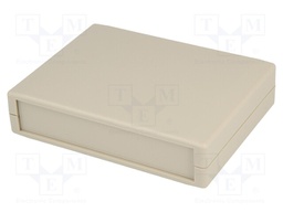 Enclosure: with panel; X: 130mm; Y: 100mm; Z: 30mm; ABS; grey; IP43