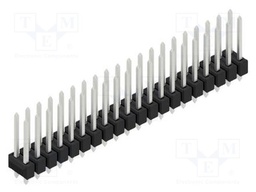 Connector: pin strips; pin header; male; PIN: 40; 2.54mm; THT; 2x20