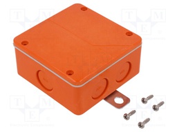 Enclosure: emergency; X:100mm; Y:100mm; Z:50mm; duroplast; IP54