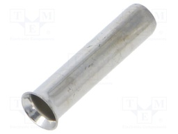 Tip: bootlace ferrule; non-insulated; copper; 6mm2; 18mm; tinned