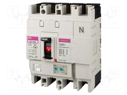 Power breaker; Poles: 4; screw type; Inom: 125A; 690VAC; IP20; MCCB