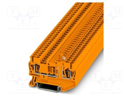 Splice terminal: rail; 20A; 400V; spring clamp; PA; 0.08÷4mm2