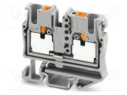 Splice terminal: rail; 24A; 800V; push-in; PA; 0.14÷4mm2; ways: 1