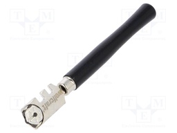 Knife; for glass; 135mm; Handle material: wood