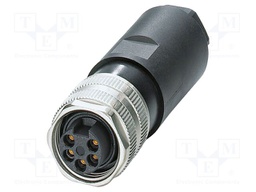 Connector: 7/8"; plug; PIN: 5; straight; unshielded; 9A; 300V; IP67
