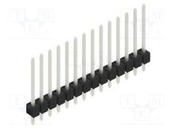 Connector: pin strips; pin header; male; PIN: 14; 2.54mm; THT; 1x14