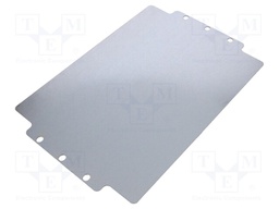 Mounting plate; steel; for enclosures