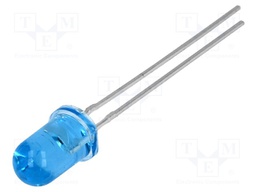 IR transmitter; 5mm; 880nm; transparent,blue; 15mW; 20°; THT; 20mA