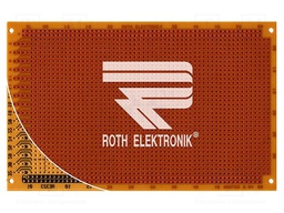 Board: universal; single sided,prototyping; W: 100mm; L: 160mm