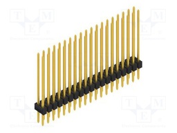 Connector: pin strips; pin header; male; PIN: 38; 2.54mm; THT; 2x19