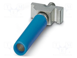Test socket; L: 44mm; W: 6mm; H: 4.8mm; Body: blue
