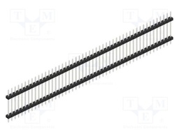 Connector: pin strips; pin header; male; PIN: 49; 2mm; THT; 1x49