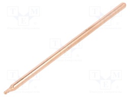 Heatsink: heat pipe; round; natural; L: 100mm; copper; raw; Ø: 4mm