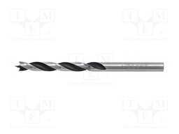 Drill bit; for wood; Ø: 3mm; L: 60mm; tool steel; 1pcs.
