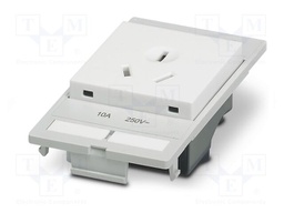 Socket insert, material: PA, connection method: Screw connec
