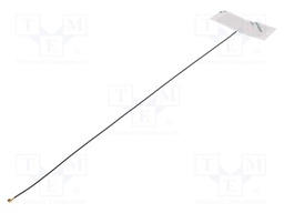 Antenna; 2.7dBi,3.5dBi,4.2dBi; Mounting: for ribbon cable; U.FL