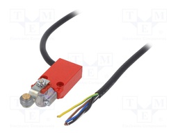 Limit switch; lever R 25,6mm, metallic roller Ø13mm; 10A; IP66