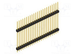 Connector: pin strips; pin header; male; PIN: 23; 2.54mm; THT; 1x23