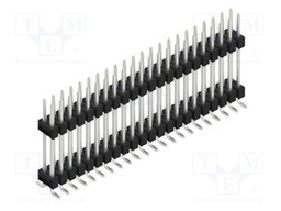 Connector: pin strips; pin header; male; PIN: 44; 2.54mm; SMT; 2x22