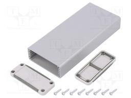 Enclosure: with panel; X: 52mm; Y: 120mm; Z: 21mm; aluminium; IP65