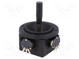 Joystick; 0÷5kΩ±5%,2- axes; Stabl.pos: 1; 5kΩ; -10÷80°C