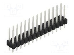 Connector: pin strips; pin header; male; PIN: 28; 2.54mm; THT; 2x14
