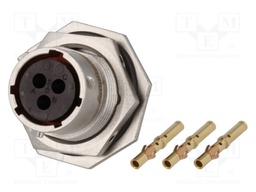 Connector: circular; Series: RT360; socket,plug; female; crimped