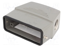 Enclosure: for HDC connectors; size 16A; for cable; for latch