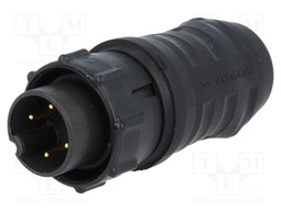 Connector: circular; Series: EN3; plug; male; soldering; for cable