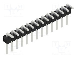 Connector: pin strips; pin header; male; PIN: 13; 2.54mm; THT; 1x13