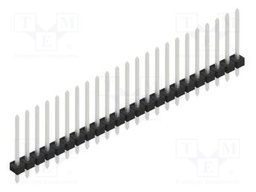 Connector: pin strips; pin header; male; PIN: 23; 2.54mm; THT; 1x23