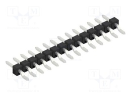Connector: pin strips; pin header; male; PIN: 14; 2.54mm; SMT; 1x14