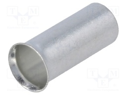 Bootlace ferrule; non-insulated; copper; 10mm2; 12mm; tinned