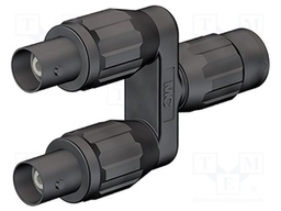 Adapter BNC; Connector: adapter; black; push-in; Type: insulated
