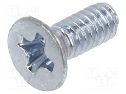 Screw; M2x5; Head: countersunk; Phillips; PH1; steel; zinc; DIN 965