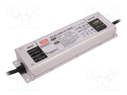 Power supply: switched-mode; LED; 239.4W; 86÷171VDC; 1400mA; IP67