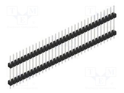 Connector: pin strips; pin header; male; PIN: 33; 2.54mm; THT; 1x33